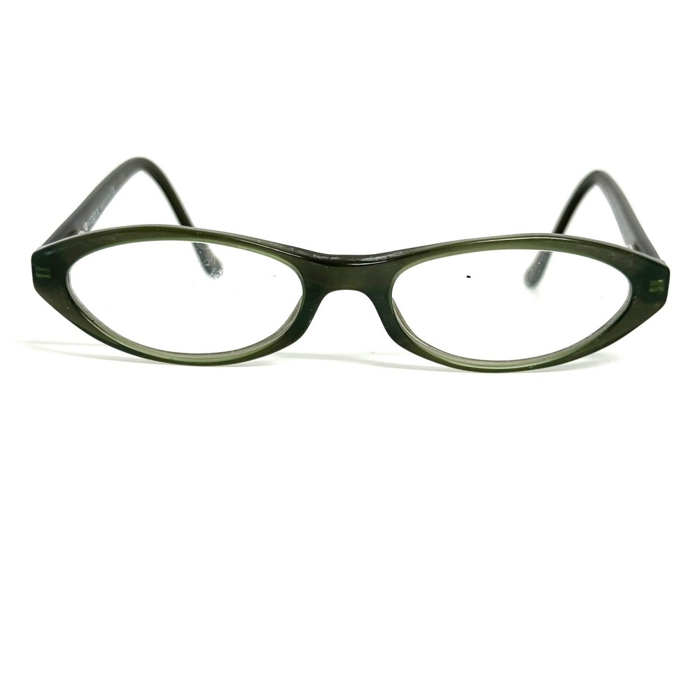 Vogue VO2249 1024 Dark Green Oval Cat Eye Eyeglass Frames Italy 50-17-135